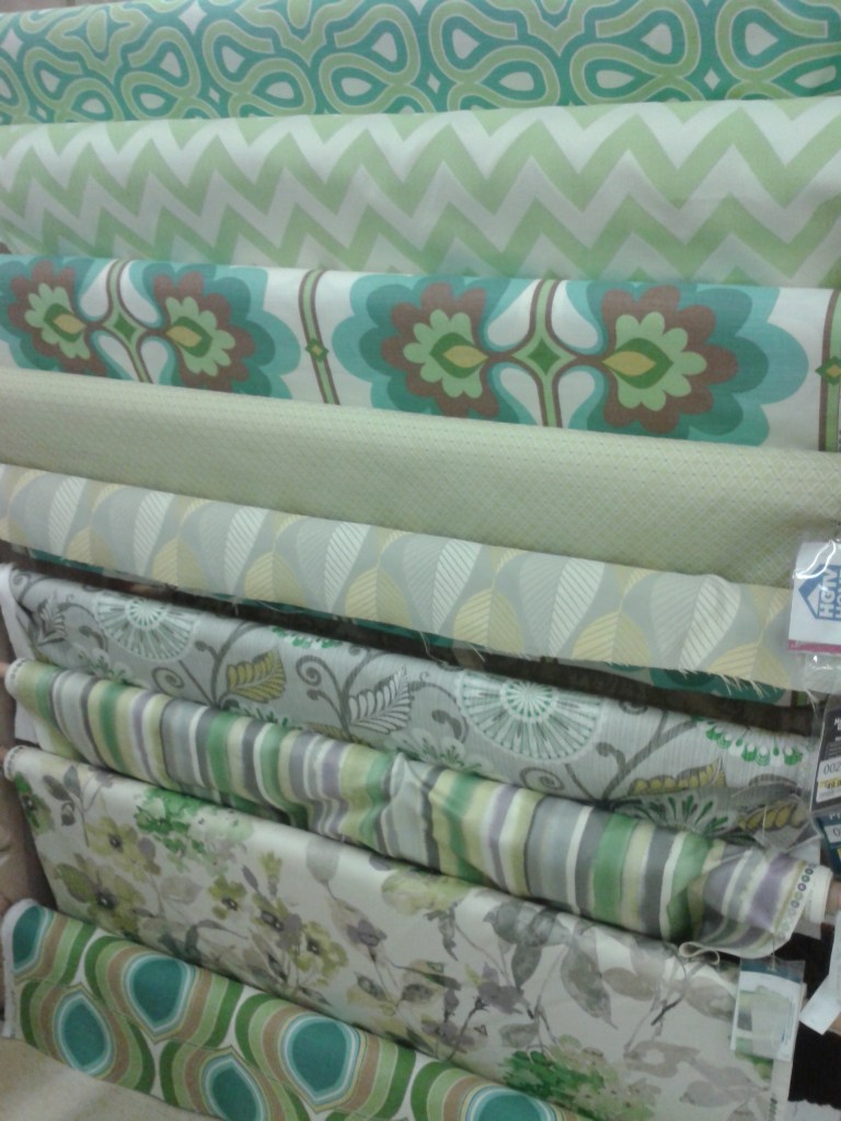 HGTV Fabrics spied at Joann's. 