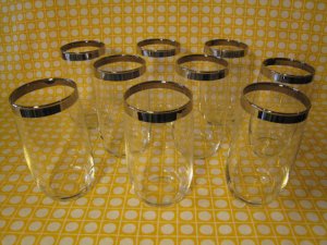 Silver-Banned Cocktail or Juice Glasses again by WestTexasVintage.  Photo Credit: WestTexasVintage