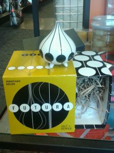 Futura Salt and Pepper Shakers