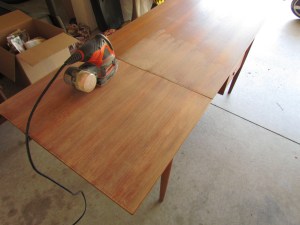 DURING PHOTOS: Stains and all, this baby just needed some lovin'. 